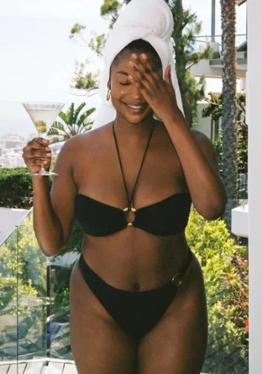 Hot Away That Day Acapulco Bikini Black