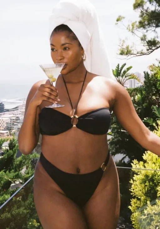 Hot Away That Day Acapulco Bikini Black