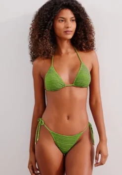 Clearance Vix Swimwear Acid Triangle Bikini Green