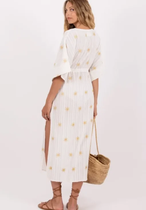 Hot Sundress Addy Kaftan White