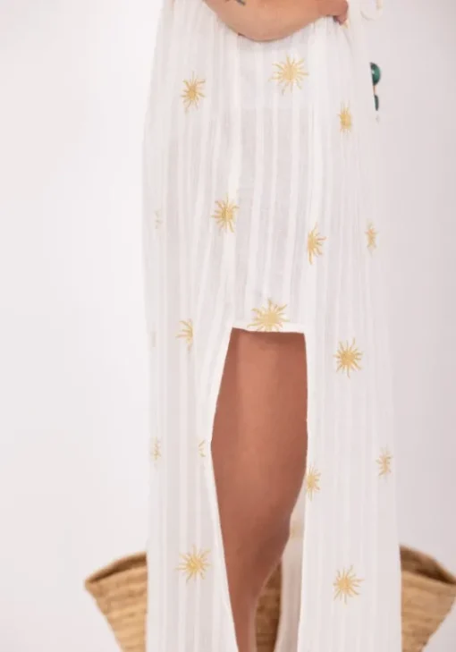 Hot Sundress Addy Kaftan White