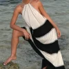 Clearance Pitusa Aegean Tiered Dress Ecru