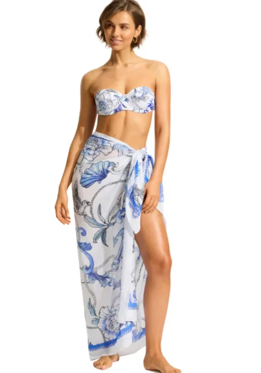 New Seafolly Ahoy Sarong