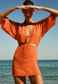 Best Vix Swimwear Allie Short Cover Up Marigold