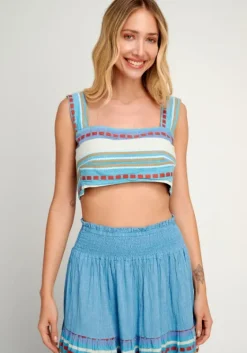Outlet Pearl & Caviar Alonissos Crop Top