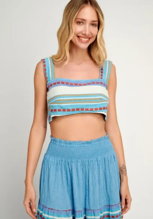 Outlet Pearl & Caviar Alonissos Crop Top