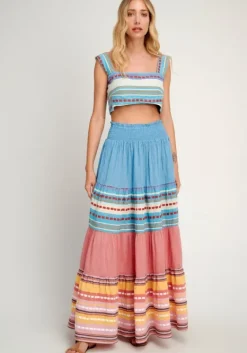 Fashion Pearl & Caviar Alonissos Maxi Skirt