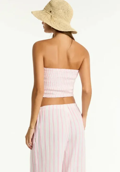 New Sea Level Amalfi Bandeau Top Pink AmalfiPink