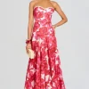 Clearance Charo Ruiz Ambar Long Dress White Blossom WhiteBlossom