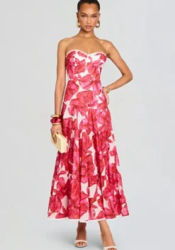 Clearance Charo Ruiz Ambar Long Dress White Blossom WhiteBlossom