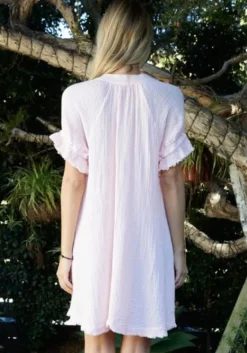 Hot 9Seed Antibes Beach Dress Blush