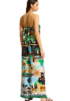 Discount Seafolly Atlantis Wide Leg Pant Ecru