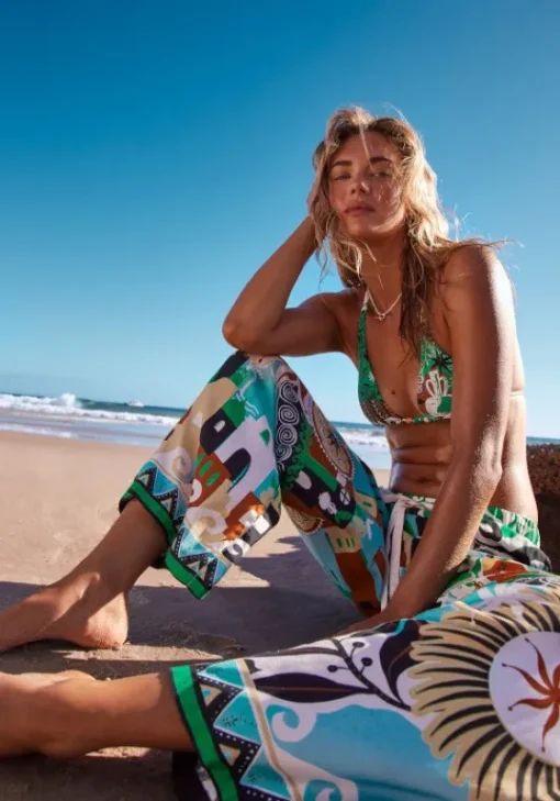 Discount Seafolly Atlantis Wide Leg Pant Ecru