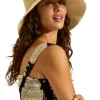 New Seafolly Aurora Packable Hat Natural