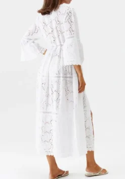 Sale Melissa Odabash Ava Kaftan White