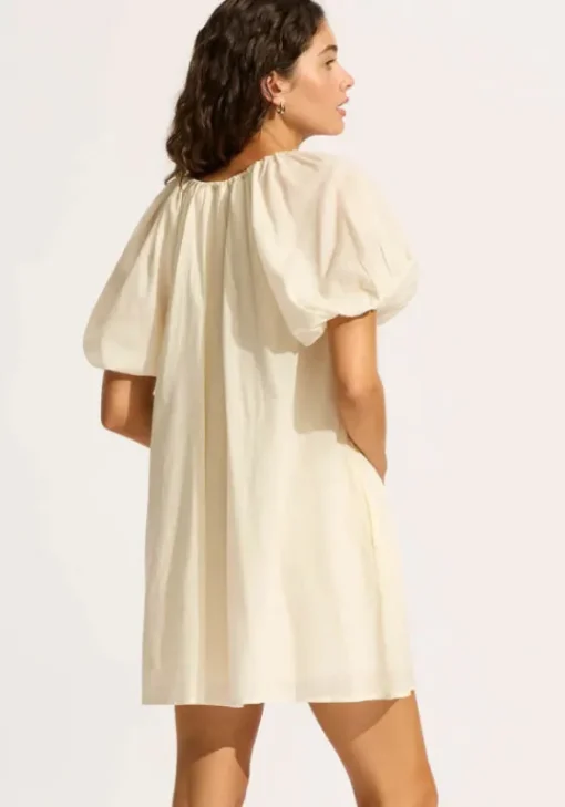 Discount Seafolly Babydoll Dress Ecru