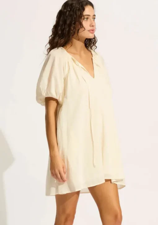 Discount Seafolly Babydoll Dress Ecru