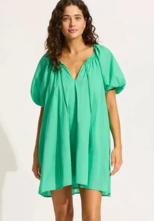Best Seafolly Babydoll Dress Jade