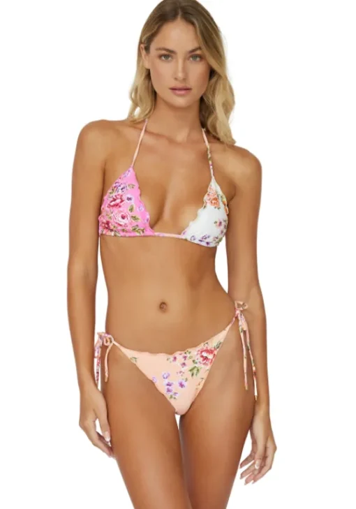 Fashion PQ Swim Bahia Embroidered Triangle Bikini