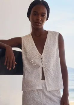 New Sundress Bao Top Santorini White
