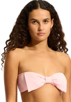 Sale Seafolly Beau Bandeau Bikini Blossom