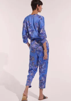 Clearance Poupette St Barth Bel Pant Leo Forest Blue