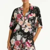 Discount Sea Level Belle Aloha Shirt Black Belle/Black