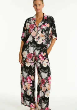 Best Sea Level Belle Aloha Surf Pant Black Belle/Black