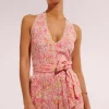 New Poupette St Barth Beth Playsuit Pink