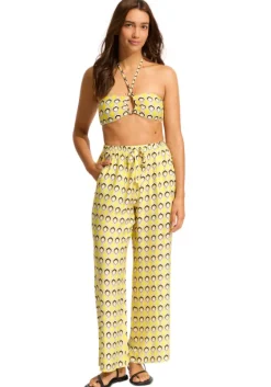 New Seafolly Birds of Paradise Pant Yellow