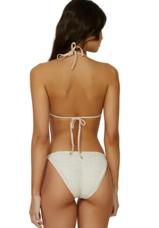Discount PQ Swim Ruffle Triangle Bikini Biscotti