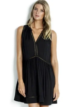 Hot Seafolly Ladder Dress Black