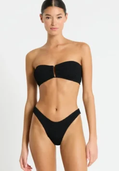 Discount Bond-Eye Blake Bandeau Bikini Black