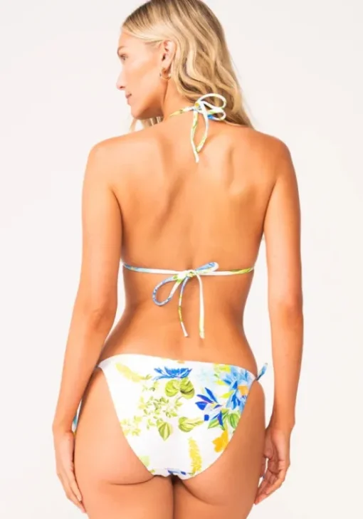 Fashion PQ Swim Embroidered Triangle Bikini Bluebell