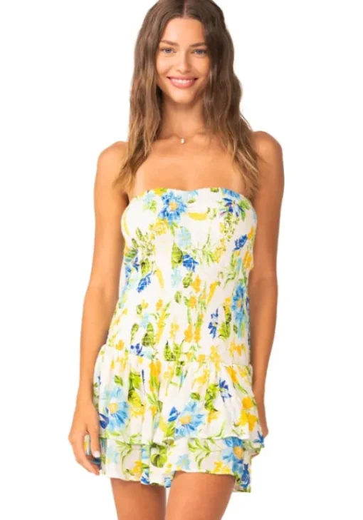 Sale PQ Swim Marie Ruffle Dress Bluebell