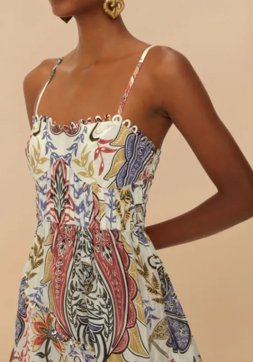 New Farm Rio Boho Glam Strappy Maxi Dress