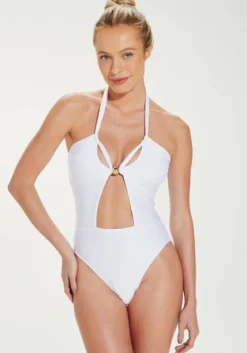 Fashion Vix Swimwear Brenda Swimsuit White