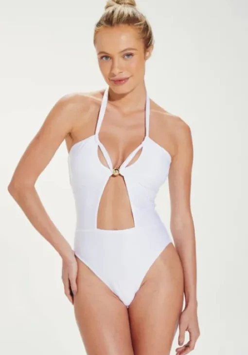 Fashion Vix Swimwear Brenda Swimsuit White
