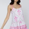 Sale Juliet Dunn Cage Block Cami Dress Pink Pink Cage Block