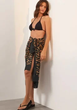 Sale Vix Swimwear Sarong Camu