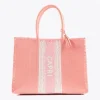 Outlet De Siena Capri Jute Tote Pink