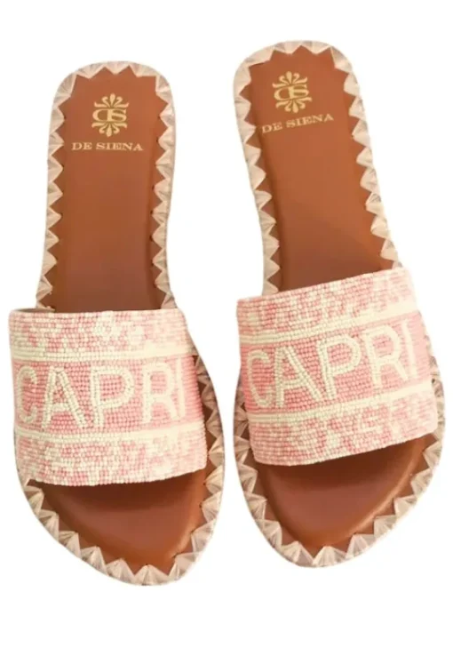Hot De Siena Capri Sandals Pink