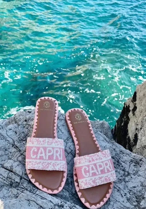 Hot De Siena Capri Sandals Pink