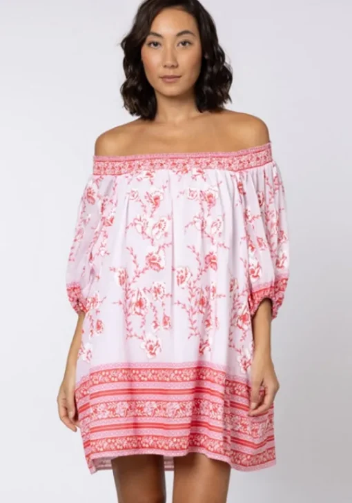 Online Juliet Dunn Cherry Blossom Boho Dress CherryBlossom