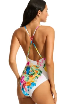 Clearance Seafolly Ciao Bella Scoop Neck Swimsuit