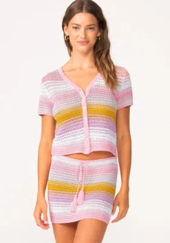 Outlet PQ Swim Clementine Ellie Crochet Shirt