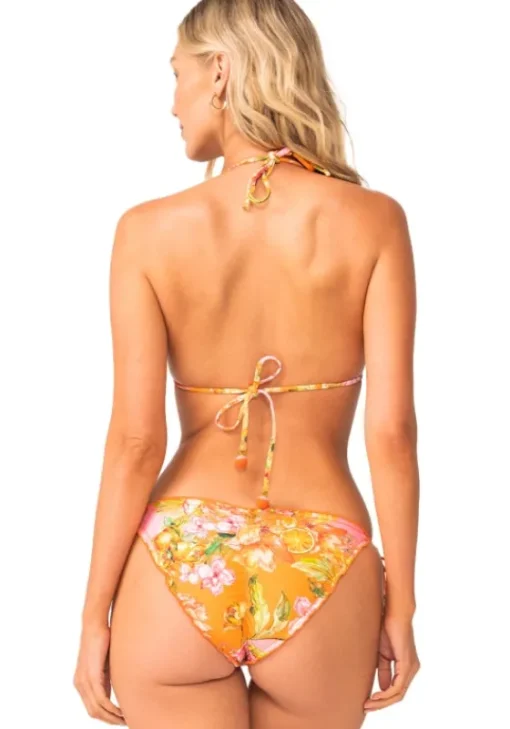 Online PQ Swim Embroidered Bralette Bikini Clementine