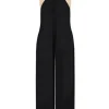 Clearance Pitusa Colour Block Jumpsuit Black
