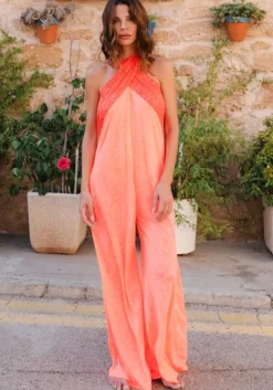 Best Pitusa Colour Block Jumpsuit Watermelon Black