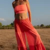 Best Pitusa Colour Block Palazzo Pants Strawberry